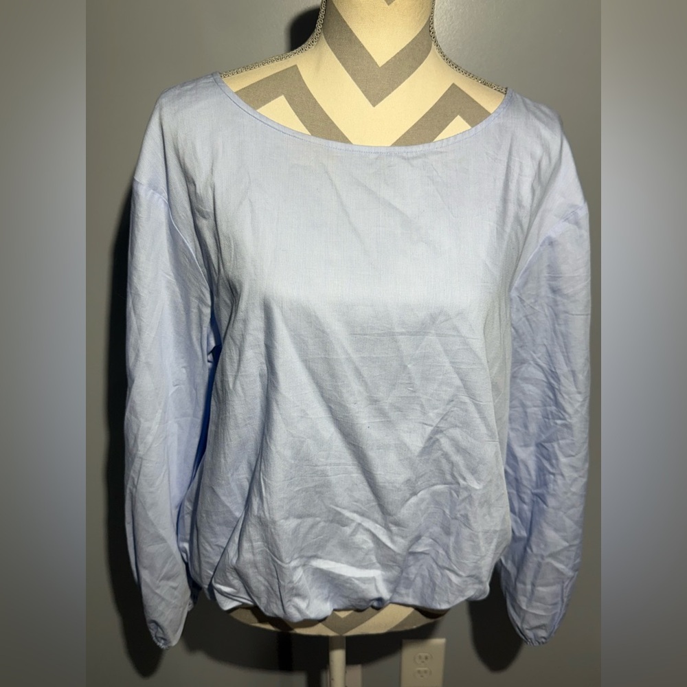 Anthropology light Blue Women's Top